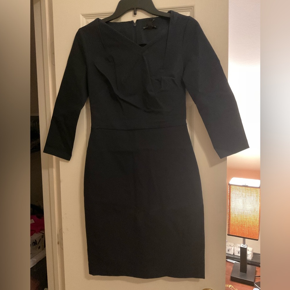 NWT Banana Republic Asymmetric neckline Sheath dress Size 2
